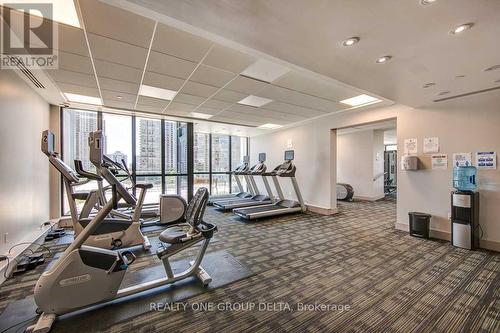 2304 - 55 Eglinton W Avenue, Mississauga, ON - Indoor Photo Showing Gym Room