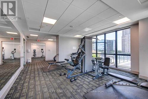 2304 - 55 Eglinton W Avenue, Mississauga, ON - Indoor Photo Showing Gym Room