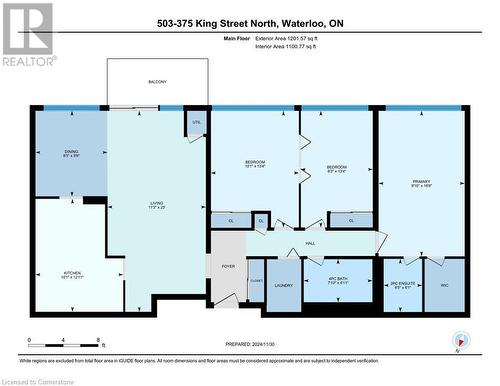 Floor plan - 375 King Street N Unit# 503, Waterloo, ON - Other