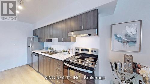 415 - 1 Falaise Road, Toronto, ON - Indoor Photo Showing Kitchen With Double Sink