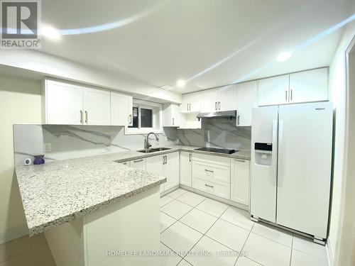 6 New Forest Square, Toronto, ON - Indoor Photo Showing Kitchen With Double Sink