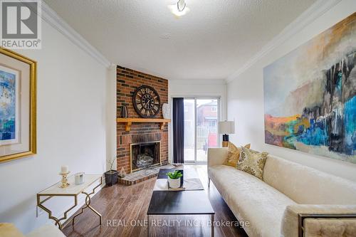 19 Dunbar Crescent, Markham, ON - Indoor Photo Showing Living Room With Fireplace