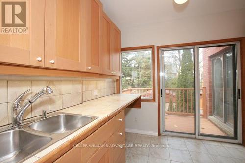 Upper - 74 Constance Street, Toronto, ON - Indoor Photo Showing Kitchen With Double Sink