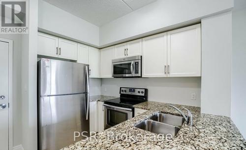 105 - 640 Sauve Street, Milton, ON - Indoor Photo Showing Kitchen With Stainless Steel Kitchen With Double Sink