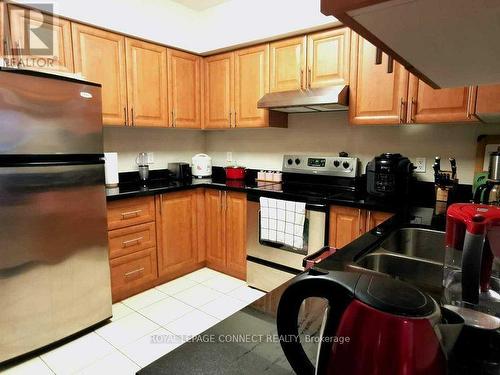 201 - 263 Wellington Street W, Toronto, ON - Indoor Photo Showing Kitchen With Double Sink