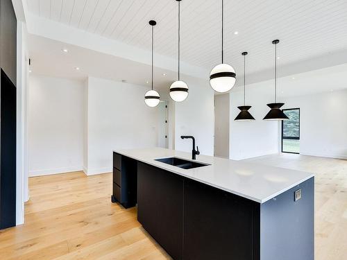 Cuisine - 52 Ch. De La Rivière, Piedmont, QC - Indoor Photo Showing Kitchen With Double Sink With Upgraded Kitchen