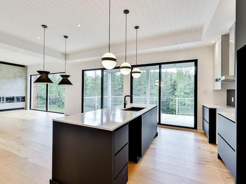 Vue d'ensemble - 52 Ch. De La Rivière, Piedmont, QC - Indoor Photo Showing Kitchen With Upgraded Kitchen