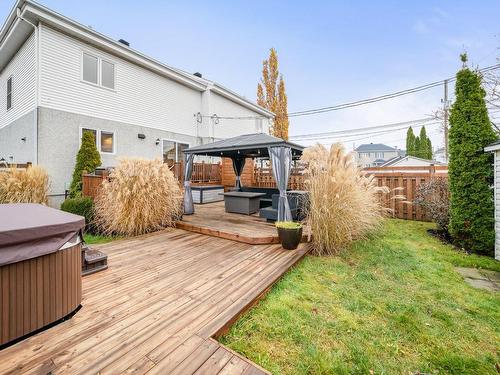 Backyard - 6179 Rue Des Mûriers, Longueuil (Saint-Hubert), QC - Outdoor With Deck Patio Veranda With Exterior