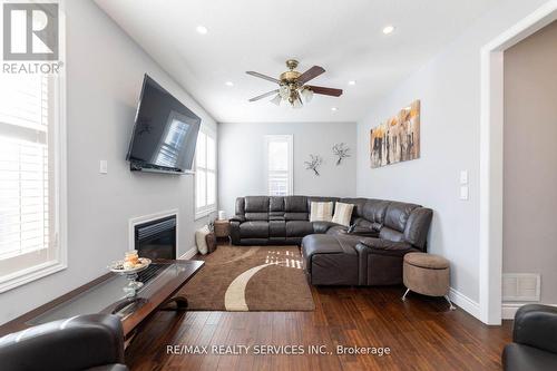 29 Ness Road, Brampton, ON - Indoor Photo Showing Living Room With Fireplace