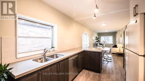 Main - 128 Lambton Avenue, Toronto, ON - Indoor Photo Showing Kitchen With Double Sink