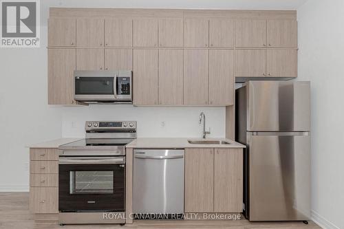 612 - 480 Gordon Krantz Avenue, Milton, ON - Indoor Photo Showing Kitchen With Stainless Steel Kitchen