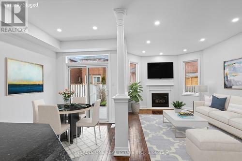 19 Chelton Drive, Richmond Hill, ON - Indoor Photo Showing Living Room With Fireplace