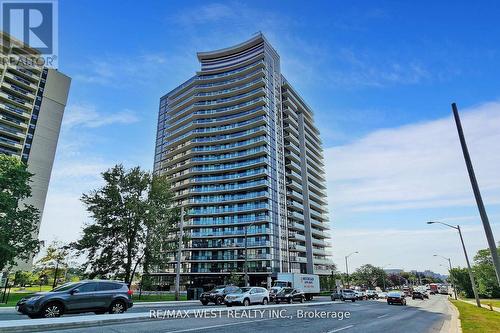 1805 - 1461 Lawrence Avenue W, Toronto, ON - Outdoor With Balcony With Facade