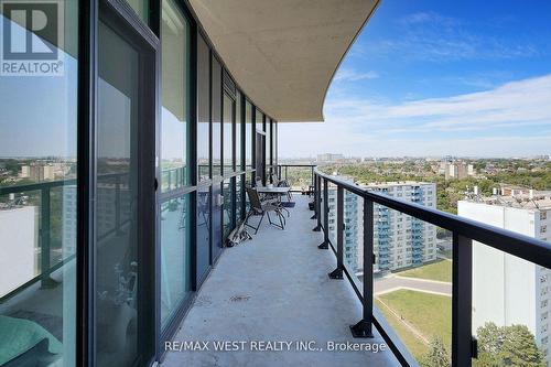 1805 - 1461 Lawrence Avenue W, Toronto, ON - Outdoor With Balcony With View With Exterior