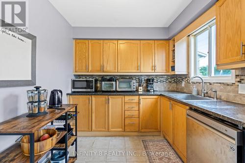 5938 Crimson Drive, Niagara Falls (220 - Oldfield), ON - Indoor Photo Showing Kitchen With Double Sink