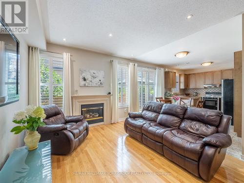 74 Thomas Legge Crescent, Richmond Hill, ON - Indoor Photo Showing Living Room With Fireplace