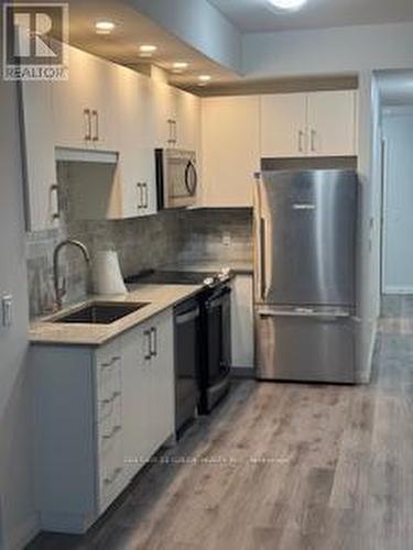 203 - 108 Garment Street, Kitchener, ON - Indoor Photo Showing Kitchen