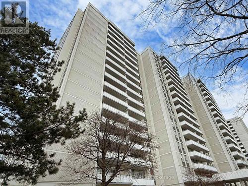 505 - 10 Parkway Forest Drive, Toronto, ON - Outdoor With Balcony With Facade