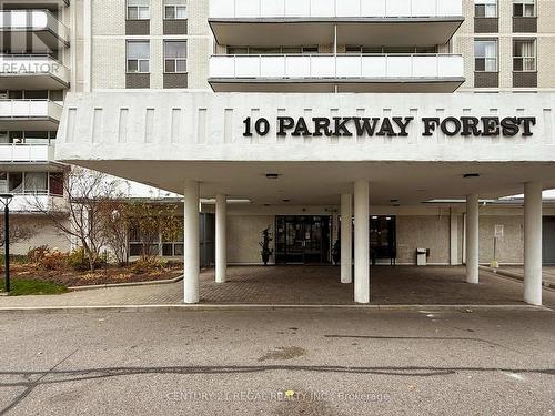 505 - 10 Parkway Forest Drive, Toronto, ON - Outdoor With Balcony