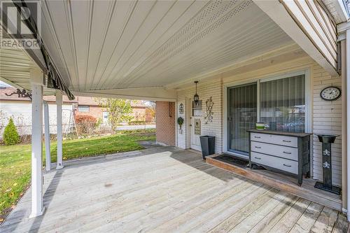 163 Borden Street, Sarnia, ON - Outdoor With Deck Patio Veranda With Exterior