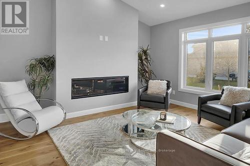 35 - 2650 Buroak Drive, London, ON - Indoor Photo Showing Living Room With Fireplace