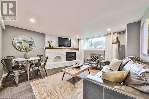 172 Hanover Place, Hamilton, ON - Indoor Photo Showing Living Room With Fireplace