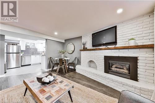 172 Hanover Place, Hamilton, ON - Indoor Photo Showing Living Room With Fireplace