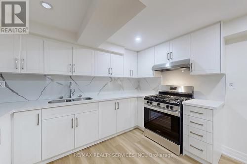 Lower - 50 Glebe Crescent, Brampton, ON - Indoor Photo Showing Kitchen With Double Sink