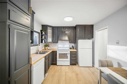 756 Nottingham Avenue, Winnipeg, MB - Indoor Photo Showing Kitchen With Double Sink