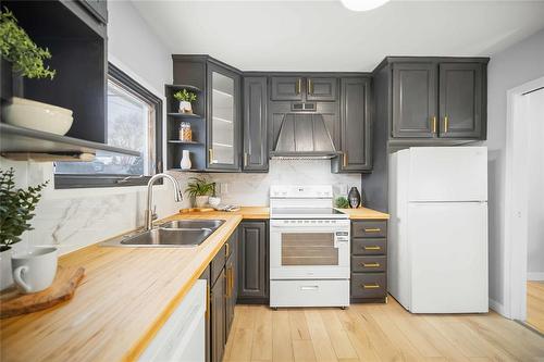 756 Nottingham Avenue, Winnipeg, MB - Indoor Photo Showing Kitchen With Double Sink