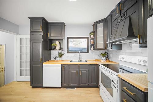 756 Nottingham Avenue, Winnipeg, MB - Indoor Photo Showing Kitchen With Double Sink