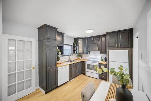 756 Nottingham Avenue, Winnipeg, MB - Indoor Photo Showing Kitchen With Double Sink