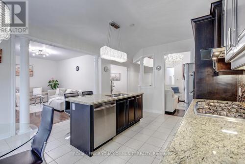 23 Barletta Drive, Vaughan, ON - Indoor Photo Showing Kitchen With Double Sink