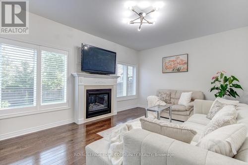 23 Barletta Drive, Vaughan, ON - Indoor Photo Showing Living Room With Fireplace