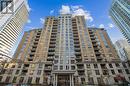 1406 - 123 Eglinton Avenue E, Toronto, ON  - Outdoor With Balcony With Facade 