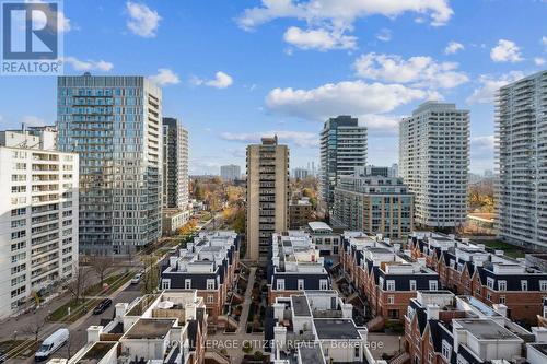 1406 - 123 Eglinton Avenue E, Toronto, ON - Outdoor With Facade