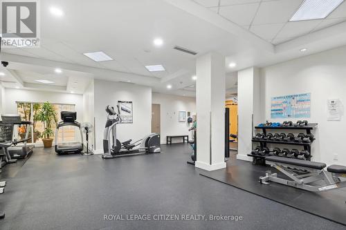 1406 - 123 Eglinton Avenue E, Toronto, ON - Indoor Photo Showing Gym Room