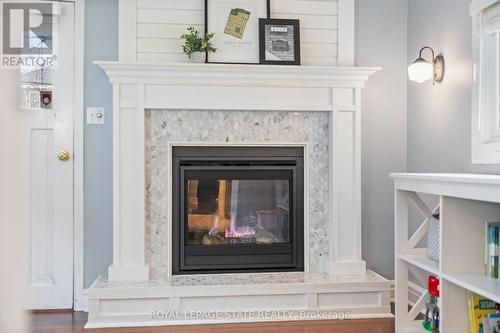 50 Alpine Avenue, Hamilton, ON - Indoor Photo Showing Living Room With Fireplace