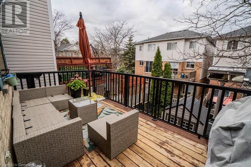 Wooden terrace featuring outdoor lounge area - 1480 Britannia Road W Unit# 143, Mississauga, ON - Outdoor With Deck Patio Veranda With Exterior