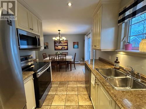 48 Atlantic Avenue, Corner Brook, NL - Indoor Photo Showing Kitchen With Double Sink