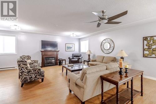 89 Pine St # 302, Sault Ste. Marie, ON - Indoor Photo Showing Living Room With Fireplace