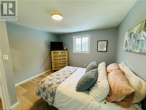 Bedroom with light hardwood / wood-style flooring - 541 Donald Street, Mattawa, ON - Indoor Photo Showing Bedroom