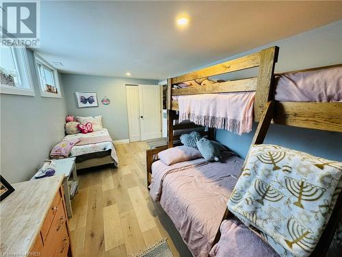 Bedroom featuring a closet and light wood-type flooring - 541 Donald Street, Mattawa, ON - Indoor Photo Showing Bedroom