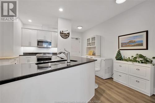 34 Boblo Island Boulevard Unit# 108, Amherstburg, ON - Indoor Photo Showing Kitchen With Double Sink