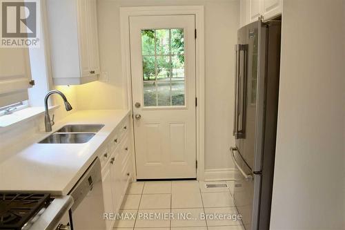 218 Hanna Road, Toronto, ON - Indoor Photo Showing Kitchen With Double Sink