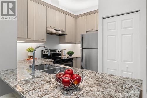 203 - 8 Wellesley Street E, Toronto, ON - Indoor Photo Showing Kitchen With Stainless Steel Kitchen With Double Sink With Upgraded Kitchen