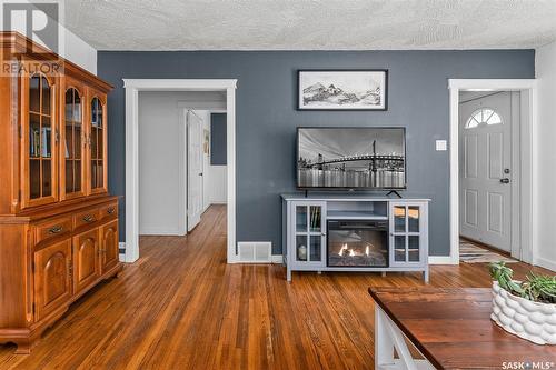 278 Coteau Street W, Moose Jaw, SK - Indoor Photo Showing Living Room With Fireplace