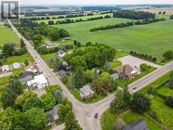 Birds eye view of property with a rural view - 