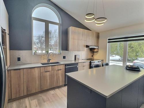 Cuisine - 1025 Ch. Du Vieux-Fort, Duhamel-Ouest, QC - Indoor Photo Showing Kitchen With Double Sink