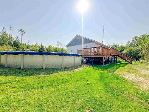 212 Worona Road, Kenora, ON - Outdoor With Above Ground Pool With Backyard